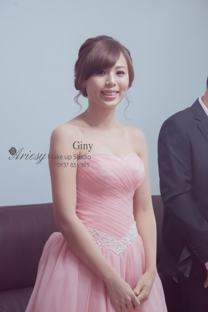 Giny新秘,三峽金帝王,佳穎,婚宴造型,愛瑞思造型團隊,智宇