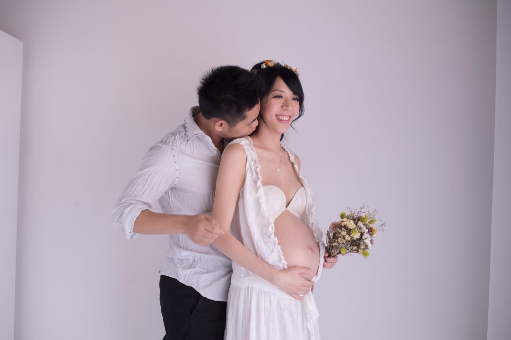 Giny,愛瑞思造型團隊,清透妝感,大青蛙,愛咪,鮮花造型,孕婦寫真