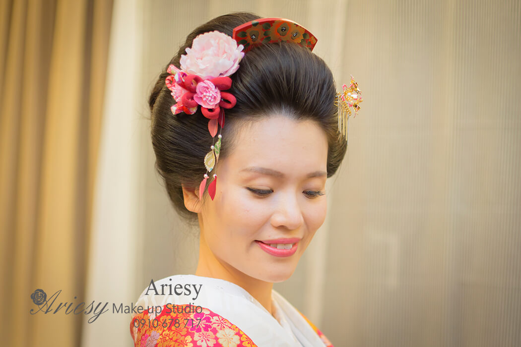 文金高島田,鮮花,Ariesy,愛瑞思,日本和服,造型,髮型,鮮花造型,新娘秘書,新秘推薦,喜來登, Bride, Taipei,Taiwan,メイキャップ,ヘアスタイル,ブライド,日本の花嫁,着物,日本新娘和服