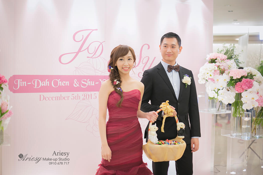 Ariesy,愛瑞思,團隊,造型,髮型,日月千禧,新娘秘書,新秘推薦, 鮮花,台中, STRAND,braid,bride