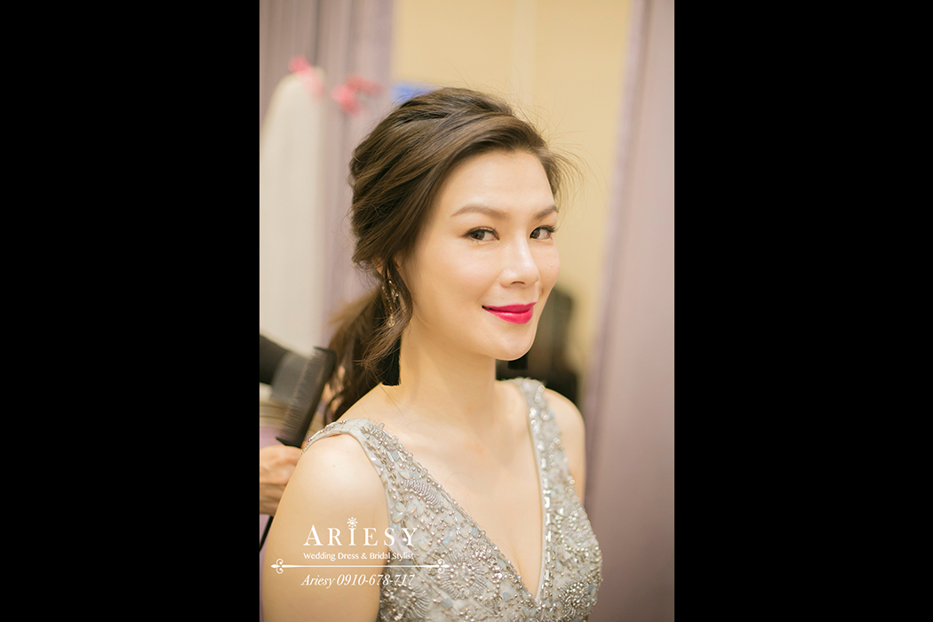 新娘造型,新娘髮型,新秘作品, BRIDE, STRAND,braid,台北,婚宴場地,大倉久和飯店,氣質,歐美新娘飾品,Ariesy,韓國飾品,愛瑞思,新娘秘書髮型