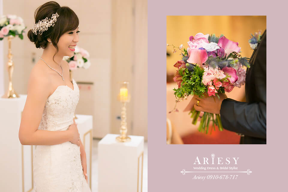 ARIESY新娘秘書,新娘捧花,新娘造型