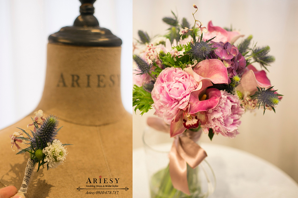 新娘捧花,. 歐美新郎胸花,新娘秘書,ARIESY