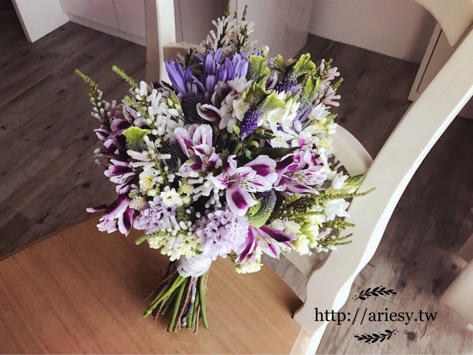Ariesy愛瑞思,新娘捧花,新娘造型捧花,Bouquet of flowers,白紗捧花