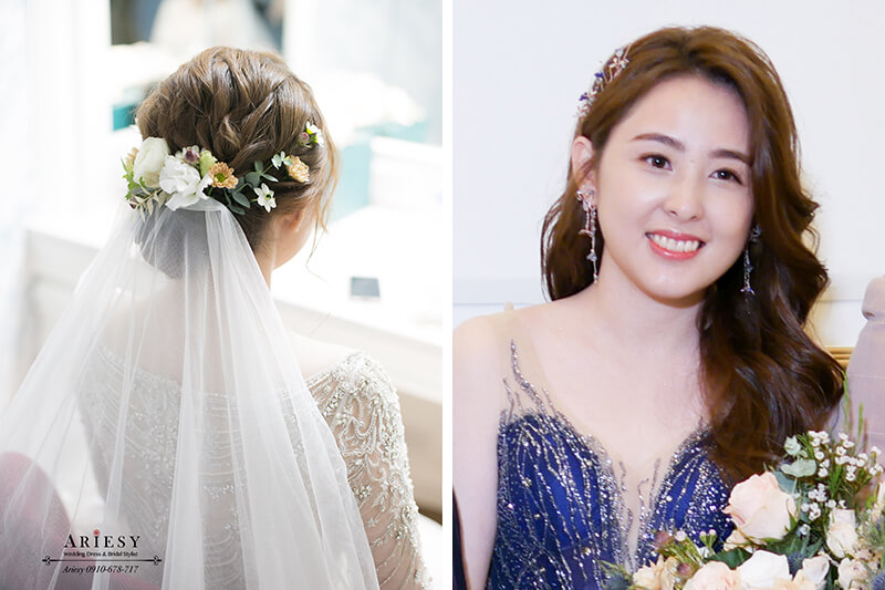 美式鮮花新秘,白紗新娘造型,教堂證婚,時尚新娘秘書,台北新秘,ARIESY,愛瑞思