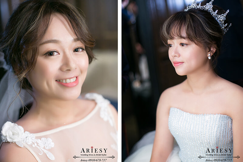 君品,精緻新娘妝感,華麗公主新娘造型,愛瑞思,ARIESY,新秘,新娘秘書,新秘推薦