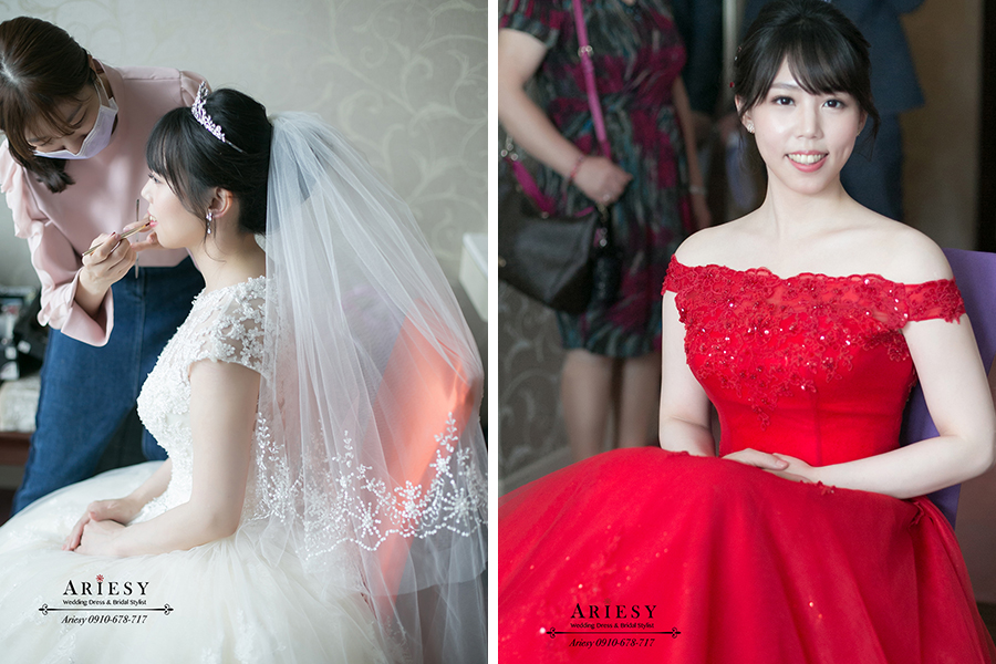 鮮花新秘,新娘秘書,台北新秘,ariesy,黑髮新娘造型,新秘