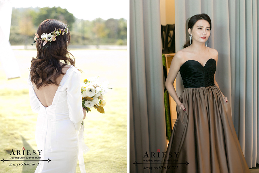 美式鮮花新娘髮型,新娘油頭造型,愛瑞思,ARIESY,美式婚禮,時尚新娘髮型,新娘油頭造型