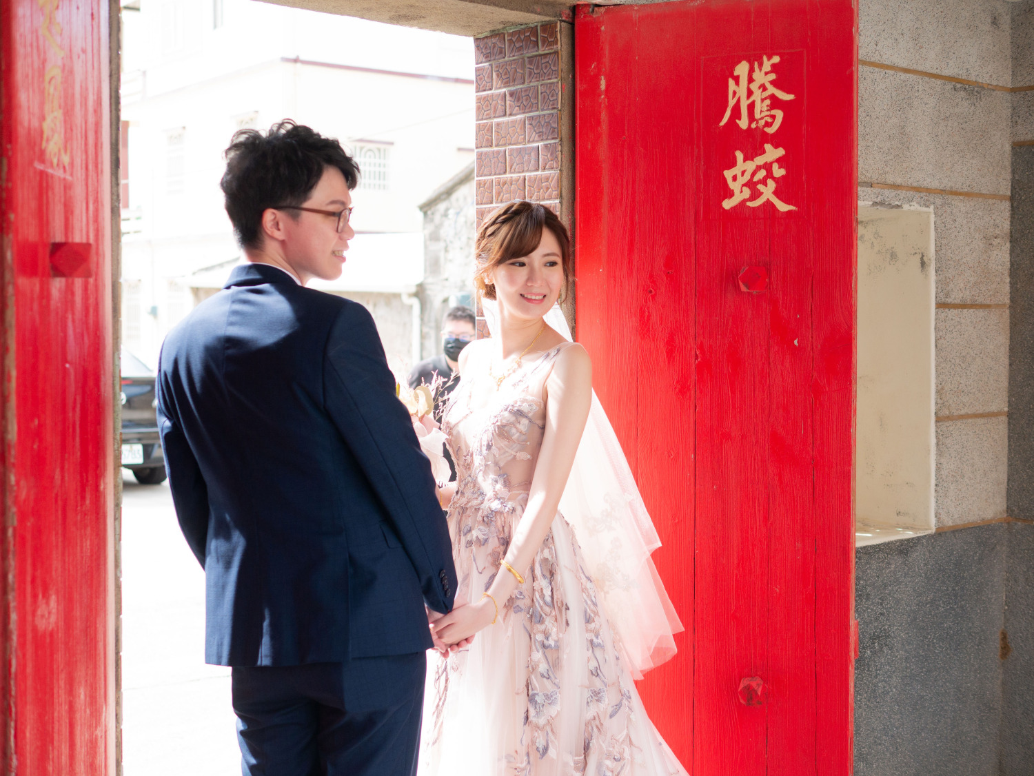 澎湖古厝婚禮,澎湖類婚紗,ARIESY與新人討論傳統古禮與現代流程的彈性處理