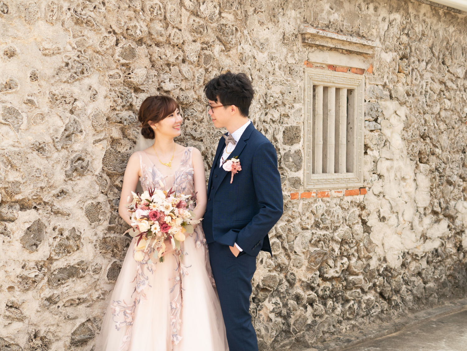 澎湖古厝類婚紗,新秘愛瑞思團隊,迎娶後古厝拍照,澎湖婚禮