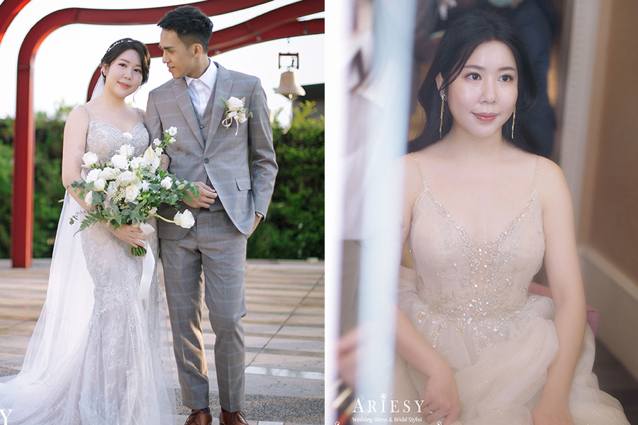 美式婚禮,大直典華sky1婚禮,韓風黑髮新娘髮型,美式戶外婚禮,新娘秘書,ariesy新秘,愛瑞思