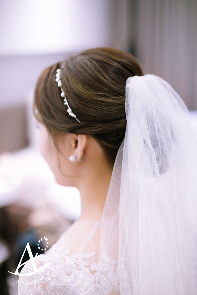 台北蘇菲雅婚紗,韓風白紗新娘造型,新娘秘書,韓系清透立體新娘妝感,嘉義新秘,Ariesy新秘