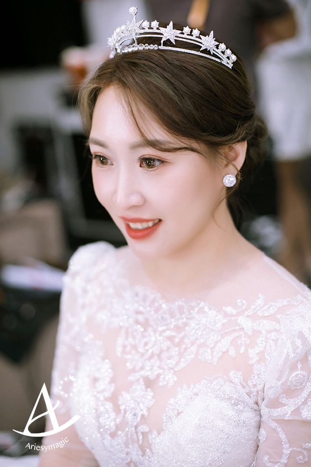 台北蘇菲雅婚紗,韓風白紗新娘造型,新娘秘書,韓系清透立體新娘妝感,嘉義新秘,Ariesy新秘