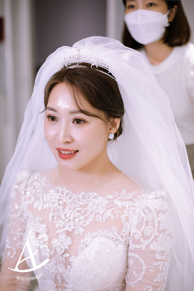 台北蘇菲雅婚紗,韓風白紗新娘造型,新娘秘書,韓系清透立體新娘妝感,嘉義新秘,Ariesy新秘