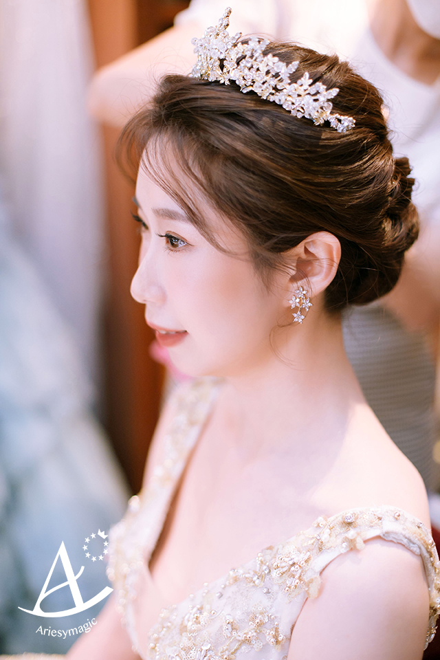 北部新秘推薦,喜來登婚宴,林莉婚紗,單眼皮新娘妝感,新娘秘書ARIESY,愛瑞思
