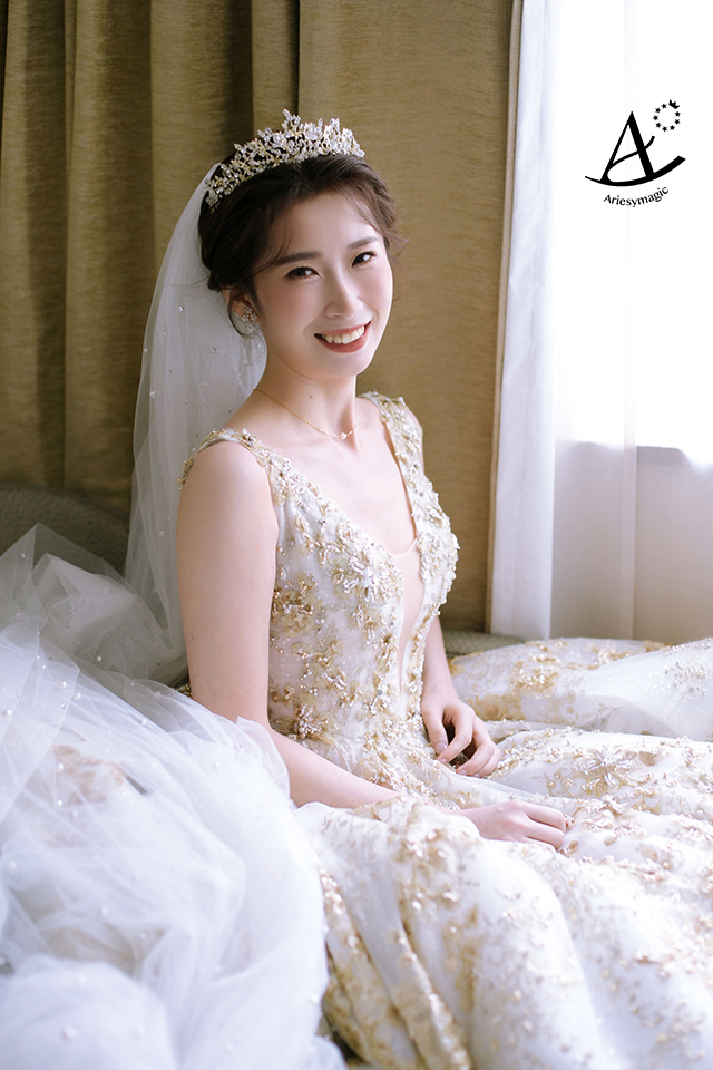 北部新秘推薦,喜來登婚宴,林莉婚紗,單眼皮新娘妝感,新娘秘書ARIESY,愛瑞思