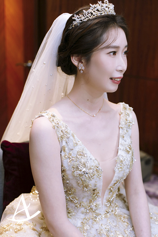 北部新秘推薦,喜來登婚宴,林莉婚紗,單眼皮新娘妝感,新娘秘書ARIESY,愛瑞思