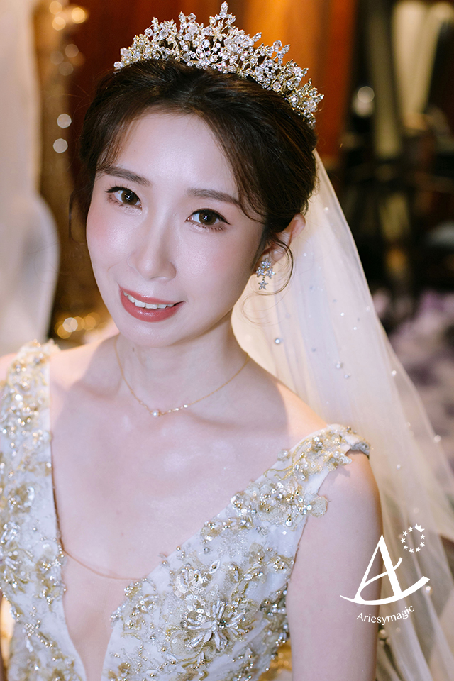 北部新秘推薦,喜來登婚宴,林莉婚紗,單眼皮新娘妝感,新娘秘書ARIESY,愛瑞思
