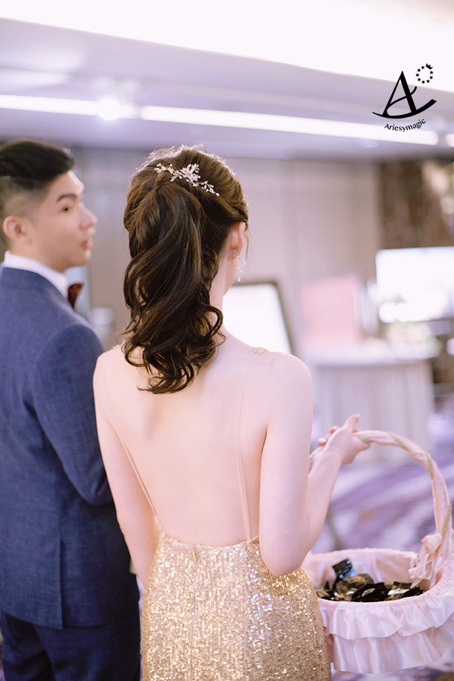 北部新秘推薦,喜來登婚宴,林莉婚紗,單眼皮新娘妝感,新娘秘書ARIESY,愛瑞思
