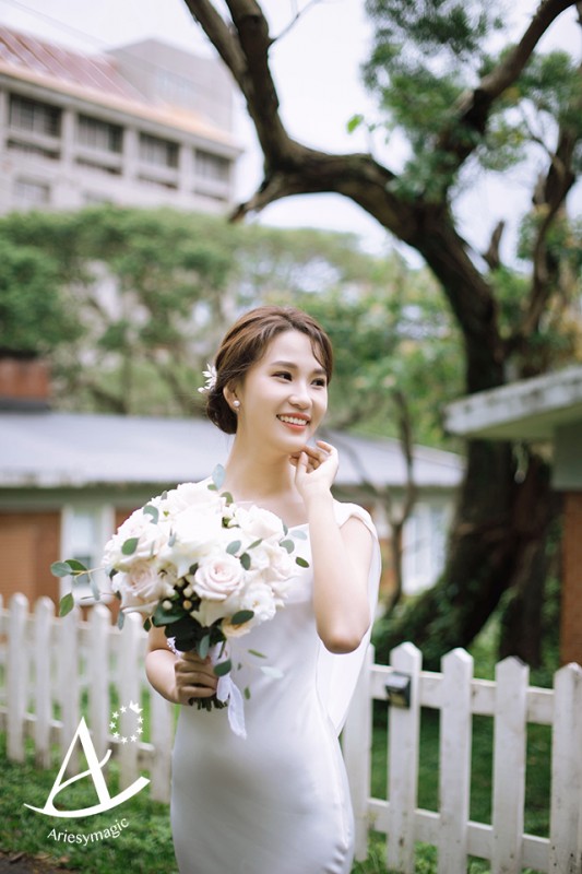 台北新秘,陽明山club63,美式戶外婚禮,魚尾簡約白紗,Ariesy愛瑞思新娘秘書,LIVIA BRIDE莉維亞歐美頂級手工婚紗