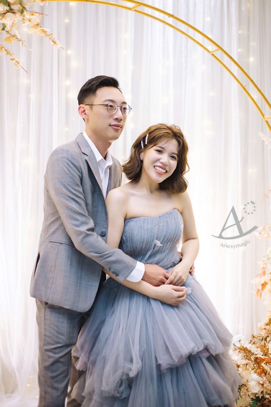 日系短髮新娘髮型,婚禮剪短髮,台北新秘,ARIESY新秘團隊,愛瑞思新娘秘書,送客新娘髮型