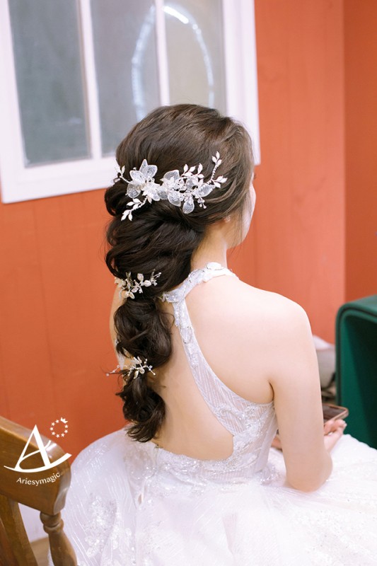 心之芳庭小南法婚禮,台中美式戶外婚禮,台中戶外婚禮,茉莉公主編髮新娘造型,台中新秘,新秘Ariesy愛瑞思