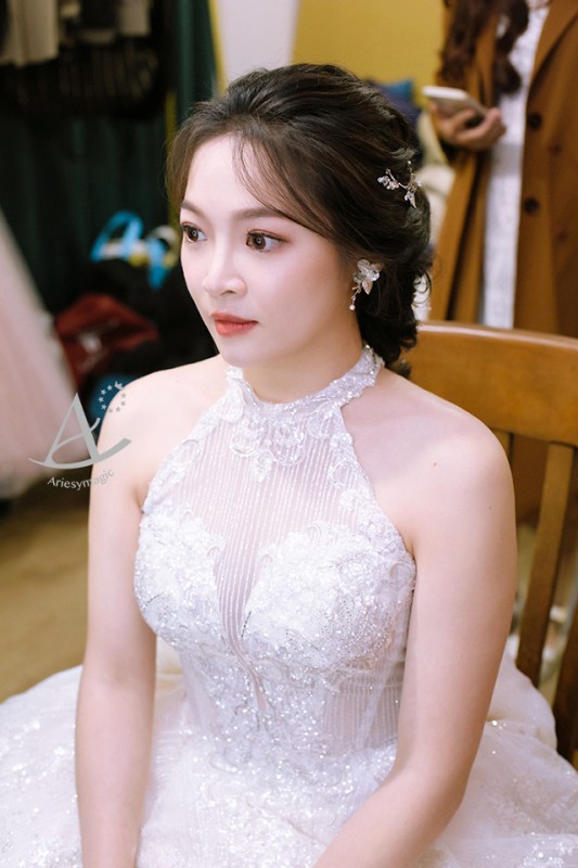 心之芳庭小南法婚禮,台中美式戶外婚禮,台中戶外婚禮,茉莉公主編髮新娘造型,台中新秘,新秘Ariesy愛瑞思