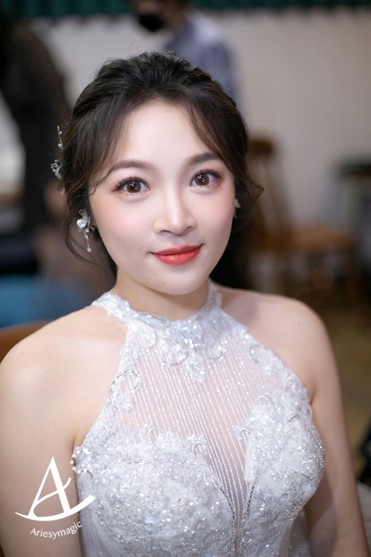 心之芳庭小南法婚禮,台中美式戶外婚禮,台中戶外婚禮,茉莉公主編髮新娘造型,台中新秘,新秘Ariesy愛瑞思