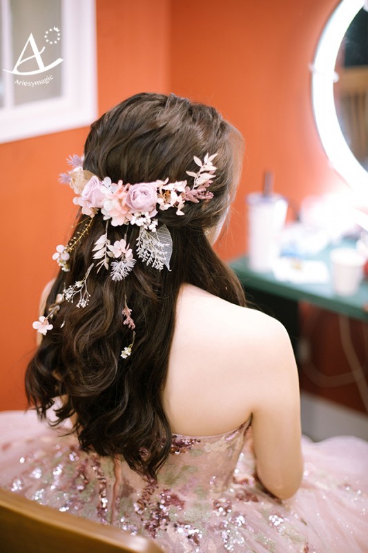 心之芳庭小南法婚禮,台中美式戶外婚禮,台中戶外婚禮,花藝新娘造型,台中新秘,新秘Ariesy愛瑞思
