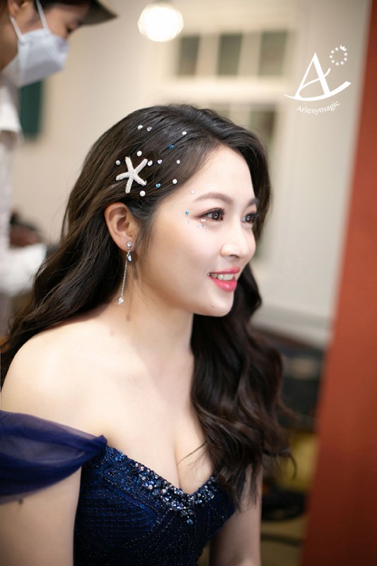 心之芳庭小南法婚禮,台中美式戶外婚禮,台中戶外婚禮,送客新娘髮型,台中新秘,新秘Ariesy愛瑞思