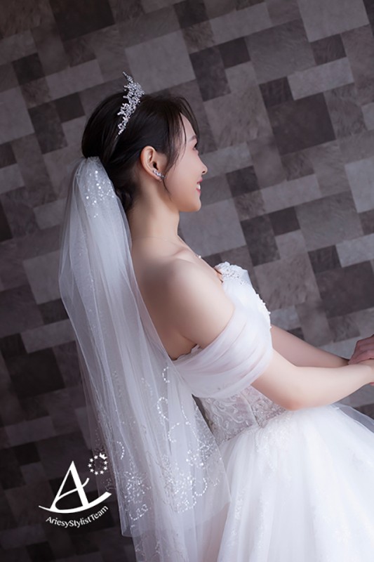新娘祕書 | 韓風輕透乾淨妝感氣質甜美新娘造型 萱 白紗造型,編髮新秘,韓風妝感,韓風新娘,新娘秘書