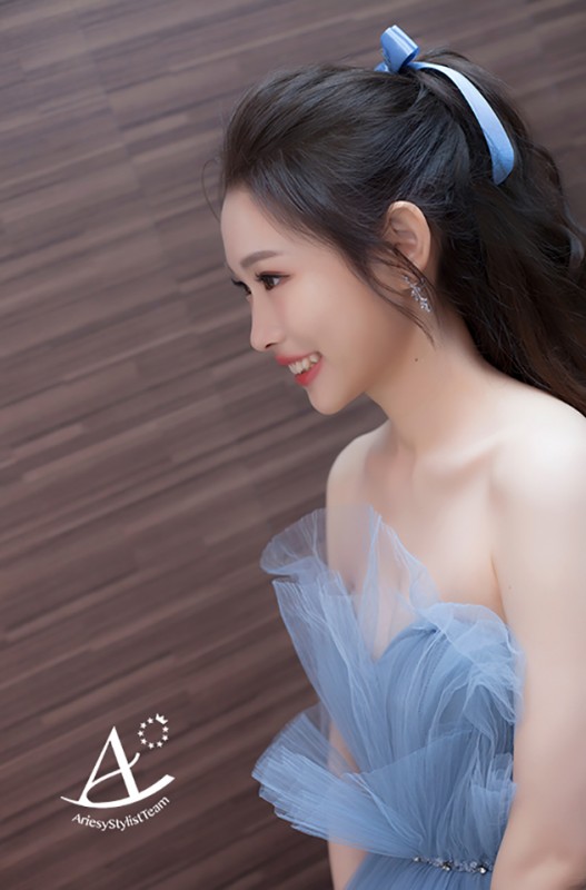 新娘祕書 | 韓風輕透乾淨妝感氣質甜美新娘造型 萱 高公主頭,浪漫甜美風,新娘造型,新祕Hanya,韓風妝感