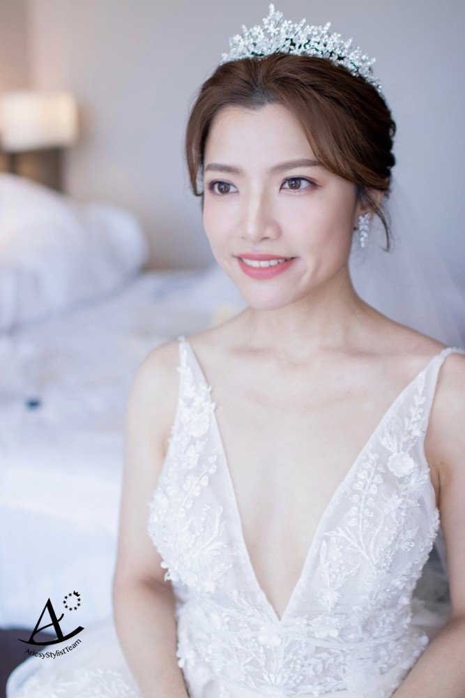 新娘秘書|清透自然妝感可氣質可時尚可俏皮的百搭妝容~珊 新娘秘書,台北新秘,誠品行旅新娘,白紗皇冠造型,新秘推薦,清透自然妝感