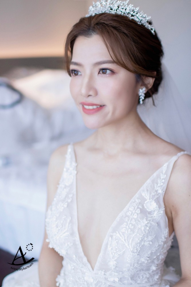 新娘秘書|清透自然妝感可氣質可時尚可俏皮的百搭妝容~珊 新娘秘書,台北新秘,誠品行旅新娘,白紗皇冠造型,新秘推薦,清透自然妝感