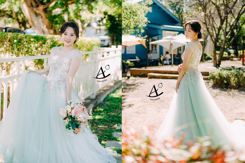 短髮新娘造型,擎天岡婚紗,逆光婚紗,鮮花新秘,新娘秘書,新秘推薦