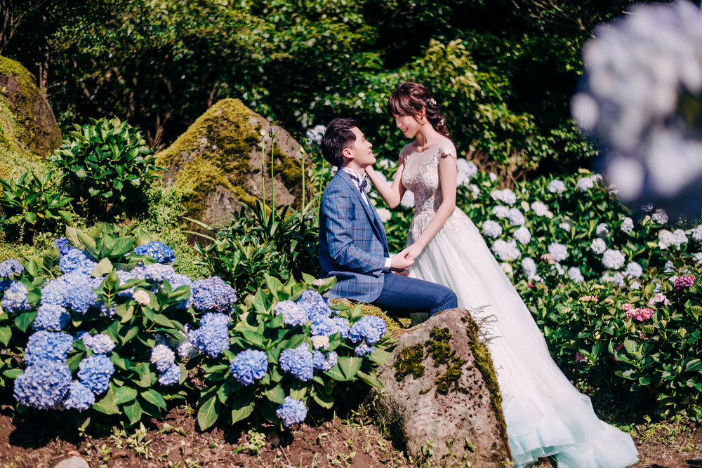 高家繡球花、Nica新秘、編髮造型、Ariesy品牌婚紗、自助婚紗