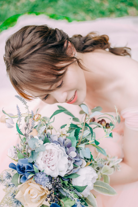 小白宮、Nica新秘、編髮造型、Ariesy品牌婚紗、自助婚紗