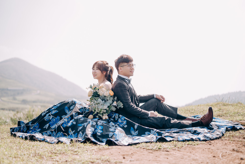 陽明山、Nica新秘、自然輕透妝感、Ariesy品牌婚紗、自助婚紗