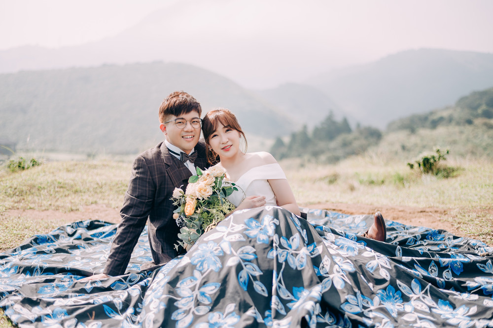 陽明山、Nica新秘、自然輕透妝感、Ariesy品牌婚紗、自助婚紗