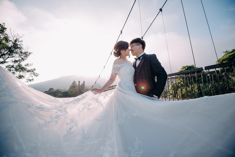 陽明山、Nica新秘、自然輕透妝感、Ariesy品牌婚紗、自助婚紗