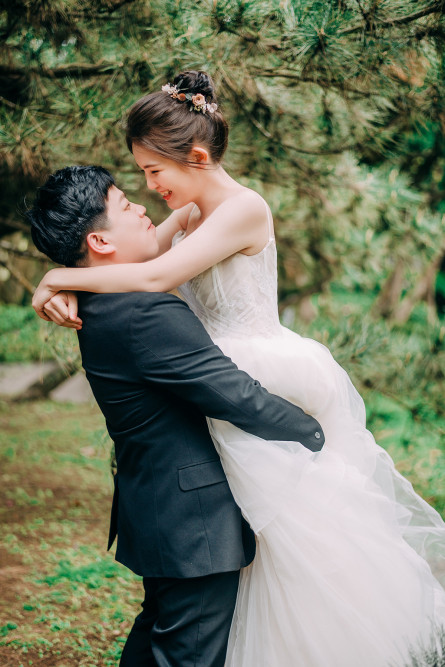 白紗造型、自然互動婚紗照、自然輕透妝感、Ariesy品牌婚紗、自助婚紗、Nica