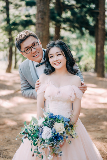 國小婚紗照、林口體育大學、自然輕透妝感、Ariesy品牌婚紗、自助婚紗、Nica