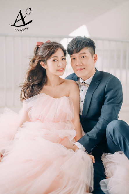 高馬尾公主頭,永安漁港婚紗,半紮高馬尾,鮮花新秘,新娘秘書,新秘推薦