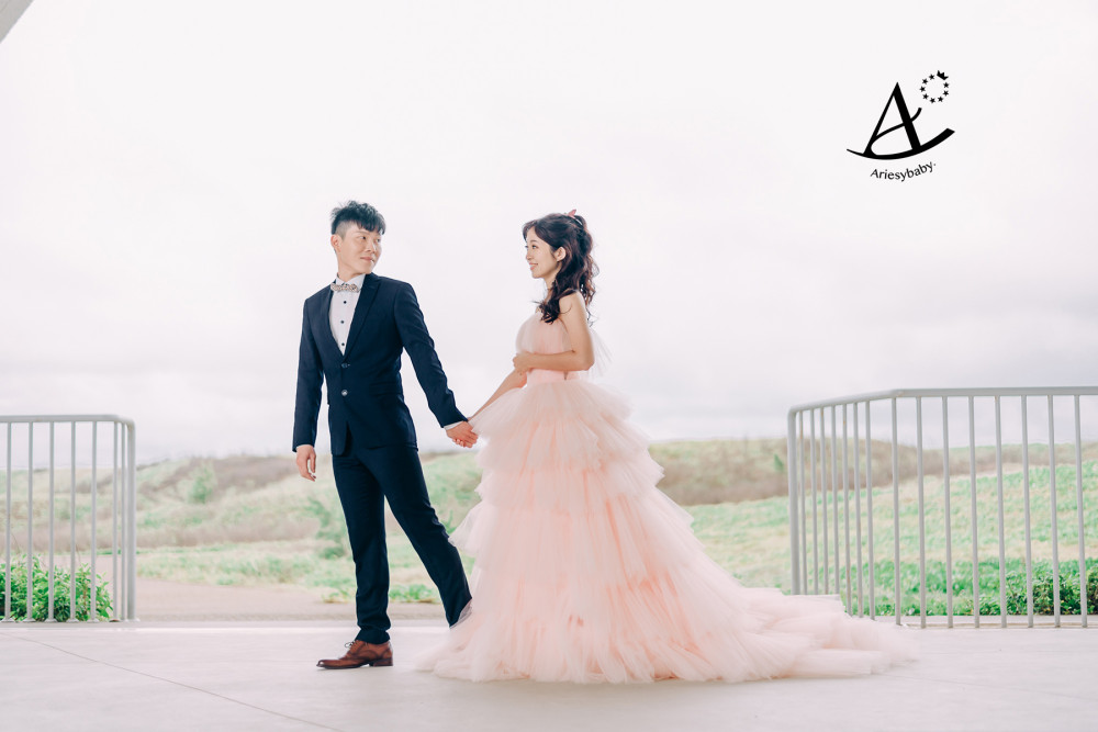高馬尾公主頭,永安漁港婚紗,半紮高馬尾,鮮花新秘,新娘秘書,新秘推薦