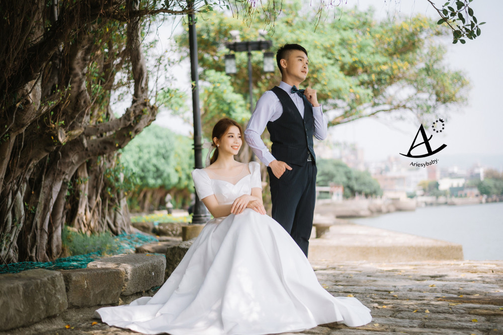 淡水個性婚紗,韓式婚紗,韓式新娘造型,韓式美人魚捲,新娘秘書,新秘推薦