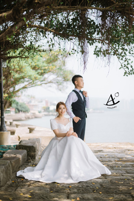 新秘 韓式新娘造型簡約髮型/乾淨妝容根根分明睫毛~妮 淡水個性婚紗,韓式婚紗,韓式新娘造型,韓式美人魚捲,新娘秘書,新秘推薦