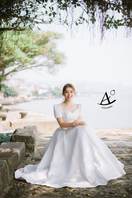 新秘 韓式新娘造型簡約髮型/乾淨妝容根根分明睫毛~妮 淡水個性婚紗,韓式婚紗,韓式新娘造型,韓式美人魚捲,新娘秘書,新秘推薦