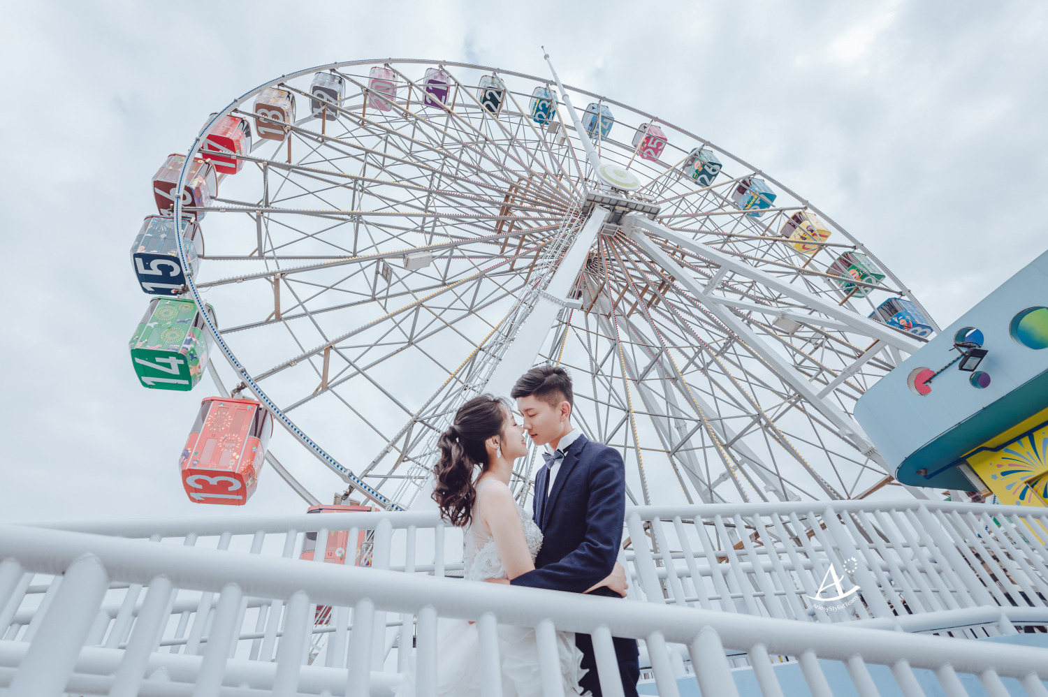婚紗造型,兒童新樂園,婚紗包套,婚攝大嘴,新祕Hanya,新娘造型,韓風,白紗造型,馬尾