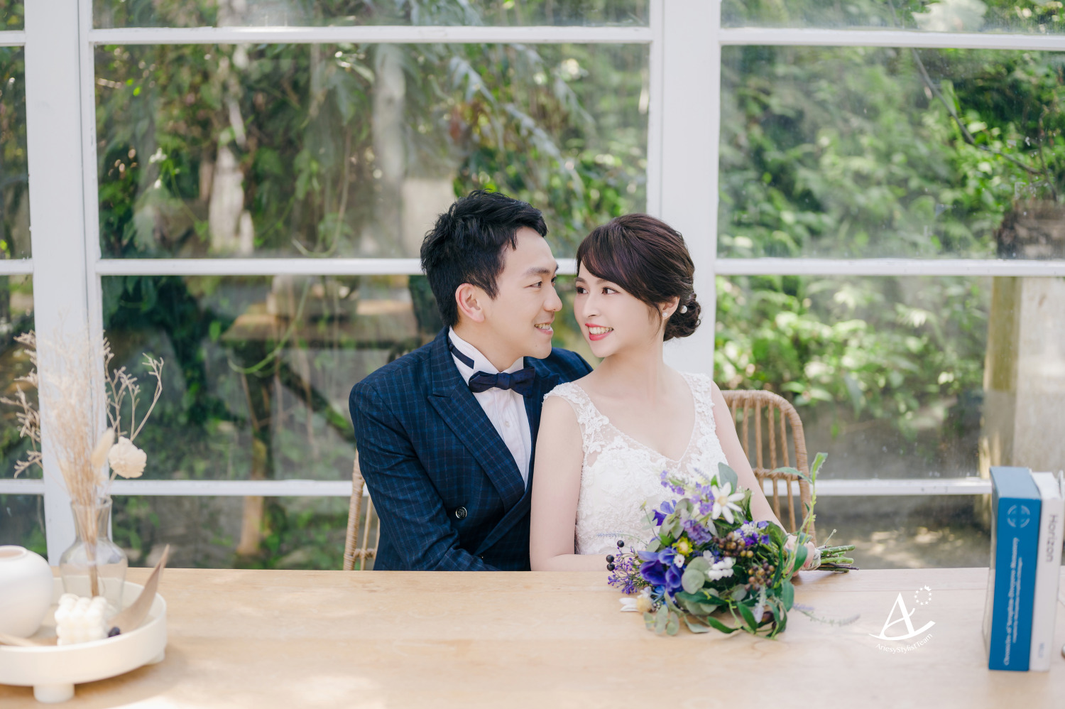 自助婚紗,婚紗造型,白紗,婚紗包套,婚攝大嘴,新祕Hanya,陽明山婚紗,新娘造型,韓風,精緻妝感