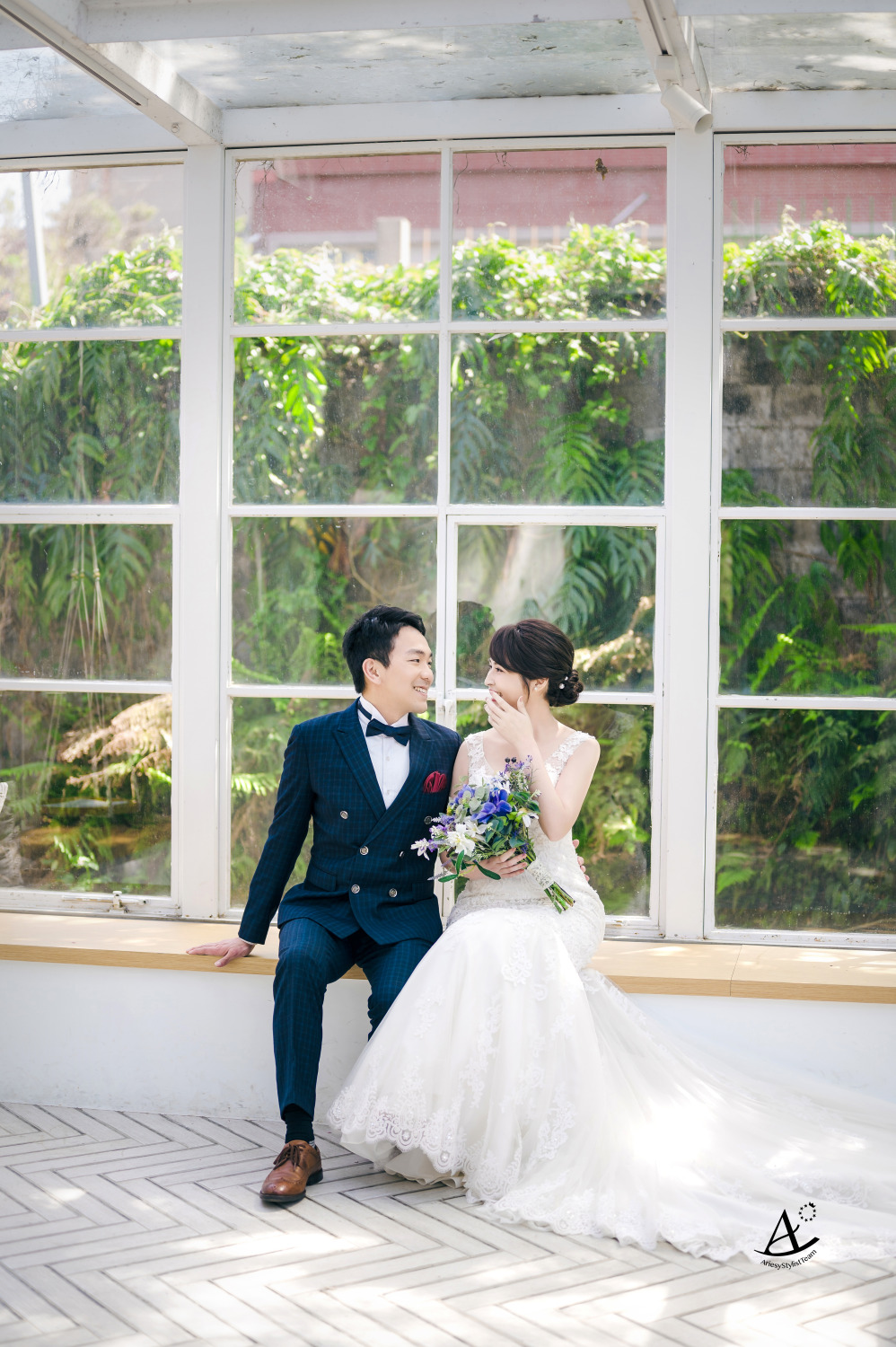 自助婚紗,婚紗造型,白紗,婚紗包套,婚攝大嘴,新祕Hanya,陽明山婚紗,新娘造型,韓風,精緻妝感
